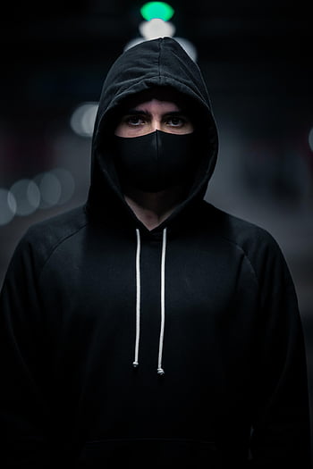 man, model, portrait, jacket, hoodie, face Mask, mask, car Park, male Model, modeling, pose