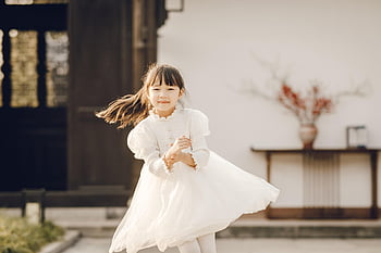 girl, daughter, nature, dance, spring, cute, chinese, kid, dancing, child
