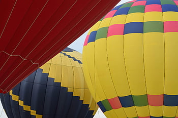 mongolfiera, Mongolfiere colorate, aereo, aria calda, forma, design, colorato, modello, Palloncino