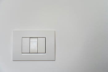 white light switch, white painted wall, modern light switch, clean wall, close-up, white switch, wall switch, electrical switch, interior design, home decor, minimalist design