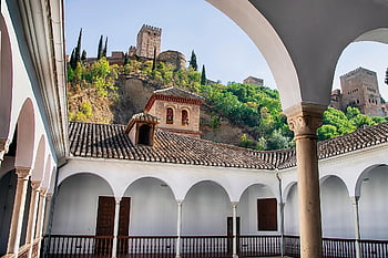 αλάμπρα, granada, κάστρο, ιστορία, τοπίο, γυναικεία μονή, καμάρες, μουσείο, πύργος