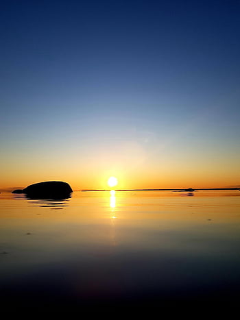 sun, sunset, sea, summer, nature, dusk, romantic