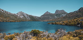 bölcső hegy, tas, Ausztrália, Tasmania, hegy, természet, vadon, színpadi, tájkép, tó, erdő