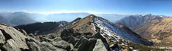 Em direção ao topo da Trosa, rota alpina, Alpes, caminhar, céu, topos, excursões, caminhada, montanhas, natureza, nuvens