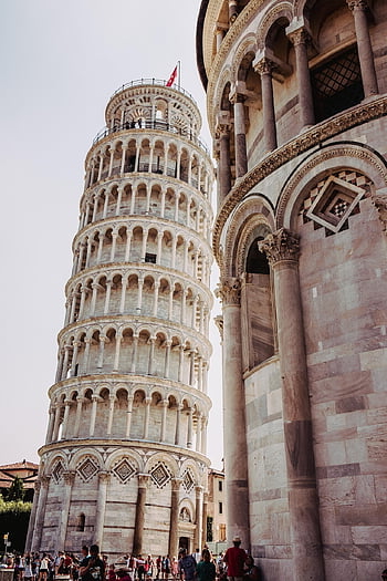 pisa, Itálie, věž, architektura, mezník, toskánsko, cestovat, cestovní ruch, prázdnin, památník, italština