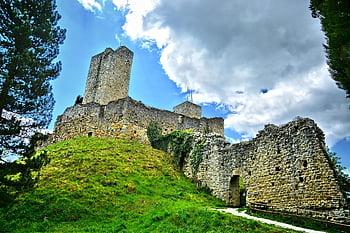 çim, Rumen Kalesi, orta Çağlar, Toskana