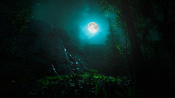 měsíc, Tapeta 1920x1080, hd tapetu, příroda tapety, Tapeta zdarma, pozadí oblohy, Windows tapety, tapety na plochu, plné hd tapetu, měsíční svit, cool pozadí