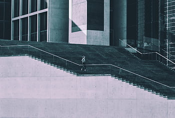 stairs, building, lines, shape, architecture, training, sports