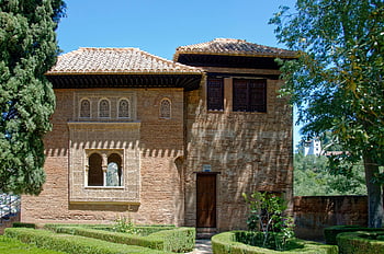 สเปน, ดาลูเซีย, กรานาดา, Alhambra, ป้อม, ปราสาท, El Palacio del Partal, พระราชวัง, Torre de las damas, หอคอย, มรดกโลก