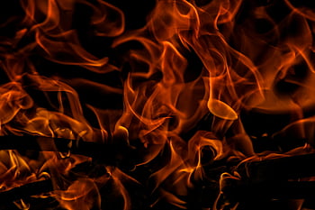 Papel de parede de chamas, chamas vibrantes, brilho dramático, brilho quente intenso, chamas de close-up, fundo de fogo, papel de parede ardente, Fogo quente, Textura do fogo, padrão de chama, arte de fogo