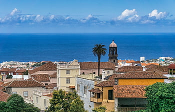 tenerife, la orotava, Kanárské ostrovy, panoráma města, budov, architektura, dovolená, Příroda, ostrov, moře, oceán