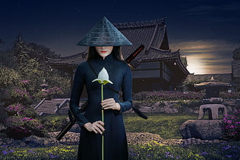 asia, warrior, woman, samurai, katana, ninja, weapon, assassin, fighter, blade, japanese