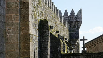 Galicia, ispanya, duvarlar, orta Çağlar, çapraz, eski, turizm, Seyahat ediyor musun