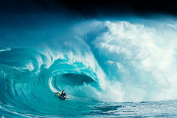 σέρφινγκ, surfer, κύματα στον ωκεανό, μαζικό κύμα, περιπέτεια, ενέργεια, αφρώδες θάλασσα, σανίδα του σέρφιν, σκάλισμα, συναρπαστική στιγμή, μπλε ωκεανός