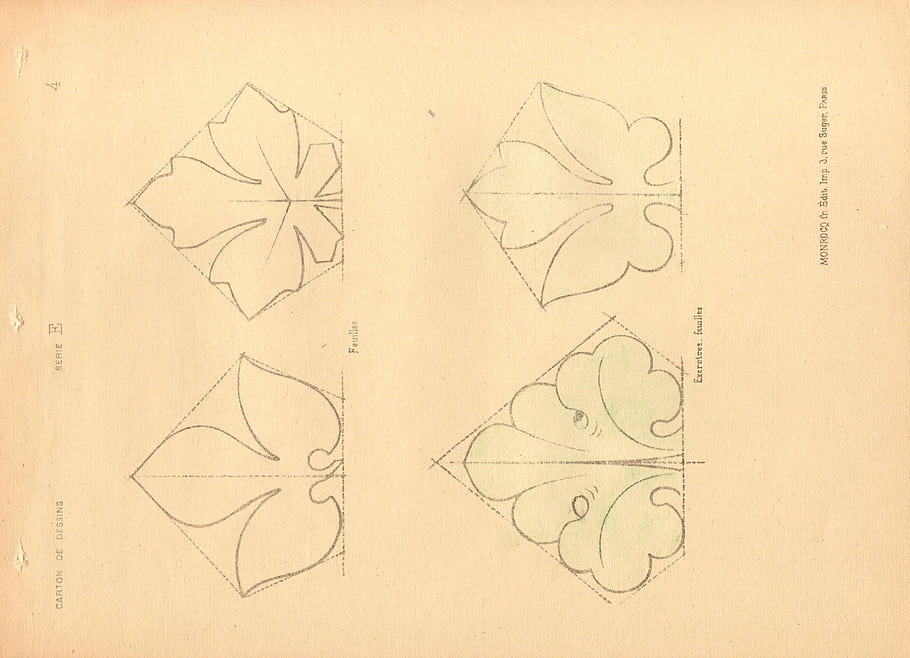 Ozdobný design, květinový vzor, geometrické tvary, skica tužku, Vintage kresba, dekorativní umění, Symetrický design, ručně kreslenými, Umělecká ilustrace, čtvercový rám, Abstraktní motiv