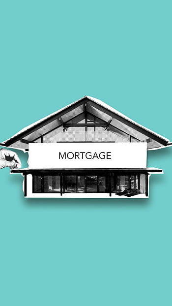 mortgage, modern house, finance, real estate, building illustration, property investment, home loan, financial concept, real estate theme, house concept, mortgage text