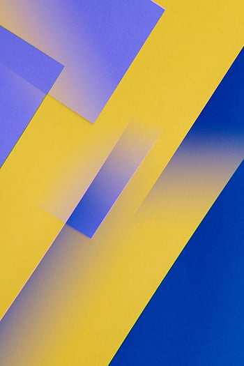 abstraktní umění, modrá a žlutá, geometrické tvary, Překrytí gradientu, dynamický design, Vzory překrytí, modré tóny, žluté tóny, abstraktní pozadí, moderní umění, zářivé barvy