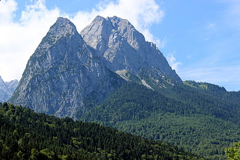 mountains, zugspitze, bavarian Alps, germany, bavaria, nature, landscape