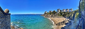 villa, sfondo della natura, mare, natura meravigliosa, Sfondo 1920x1080, carta da parati hd, sfondi desktop, oceano, lato, lusso, costruzione