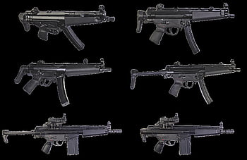 zbraň, Heckler Koch, stroj, přenosný, zbraně, armáda, vojenský, válka, terorismus, Střílení, policie