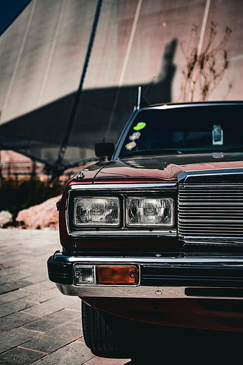 Burgundy Classic Car, retro design, vintage appeal, Kuwait City, classic car, burgundy car, parked car, vintage vehicle, retro vehicle, classic automobile, vintage automobile