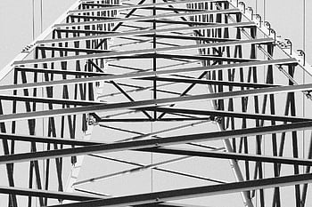 transmission Tower, electricity Pylon, high Voltage Line, architecture, electricity, high Voltage, black And White