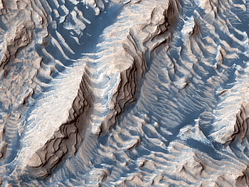 Mars, Danielson Krateri, tortul kayaçlar, kum, çarpma krateri, Arabistan Terra, erozyon, rüzgar desenleri, çok katlı, arizona üniversitesi, nasa