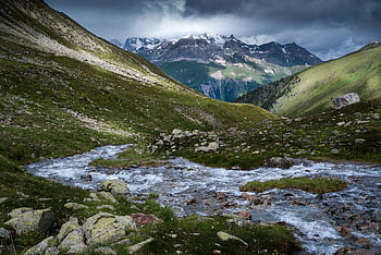 krajina, hory, proud, voda, Příroda, vysokohorský, Alpy, pohoří, engadin, švýcarsko