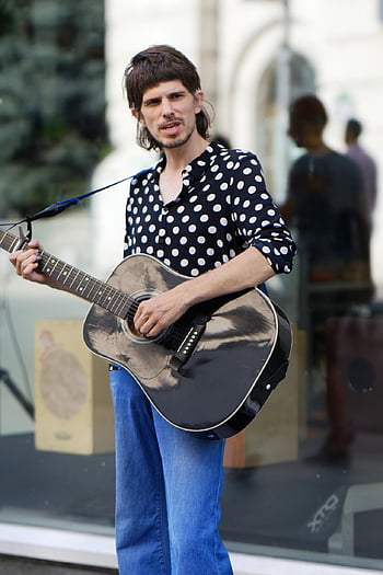 man, busker, guitar, music, young, playing, musical, acoustic Guitar, voice, performance, street