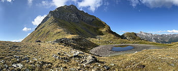Gurin Forest Trek, alpská trasa, Alpy, Procházka, nebe, vrcholy, exkurze, turistika, hory, Příroda, mraky
