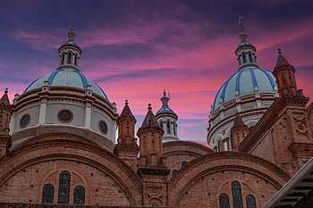 cathedral, basin, ecuador, city, architecture, model, facade, historical