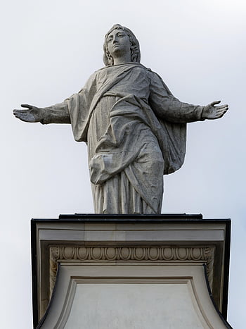 Skulptur, Kirche, Stein, Religion, Natur, Mystiker, Gottheit, Himmel