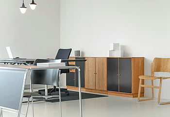 modern office space, black padded rolling armchair, stylish furniture, clean organized office, modern decor, office desk, rolling chair, office furniture, contemporary office, office interior, minimalist office