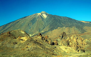 volcano, teide, tenerife, canary, islands, mount, lava, stone, rock