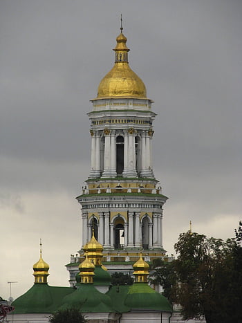 kyiv Pechersk Lavra, church, tower, architecture, building, monastery, landmark, historic, historical, tourism, urban