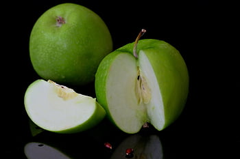 zelená jablka, ovoce, jablka, zdravý, organický, zelené jablko, čerstvý