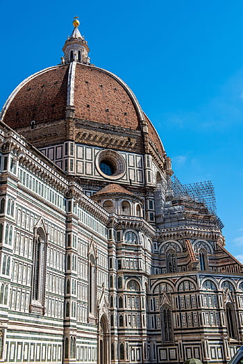 florence katedrála, florence, Itálie, kostel, toskánsko, bazilika, katedrála, architektura, katedrála santa maria del fiore, kupole, toscana