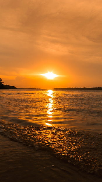 praia Sol, beach, sunset, sea, landscape, dusk, twilight, ocean, nature, ondas, rio