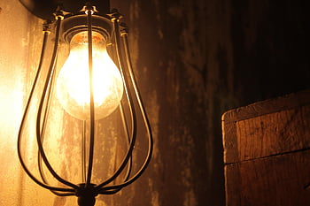 light, bulb, near, box