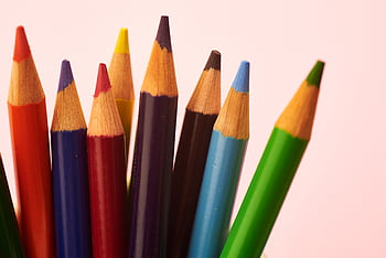 colorato, matita, sfondo, colore, avvicinamento, pastello, legna, preparativi, impostato, arte, disegno