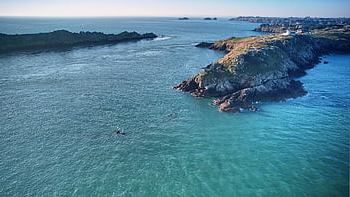 sea, nature, cliff, brittany, landscape, cancale, france, ocean