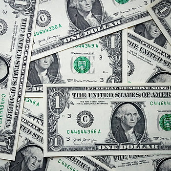 1 americký dolarový účet, Americká měna, finance, překrývající se dolarové bankovky, Podrobný obrázek, nás měny, jednodolarové bankovky, americký dolar, Americké peníze, finanční zastoupení, Finance USA