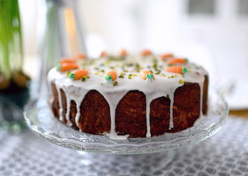 cake, carrot Cake, cake Stand, dessert, sweet, pastry, baked, homemade, homemade Cake, delicious, eat