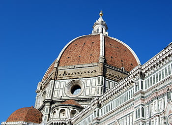 santa maria del fiore, duomo, florence, Itálie, Architektonické mistrovské dílo, kupole, historické budovy, renesanční architektura, Florence Landmark, italská architektura, Katedrála Santa Maria del Fiore