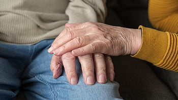 holding Hands, elderly, couple, old, old Age, concern, care, self-sustainability, help Out, seniors, family