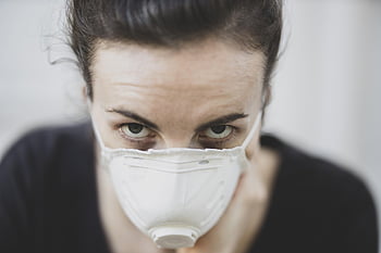 coronavirus, mask, woman, portrait, street, quarantine, virus, epidemic, infection, disease, protection
