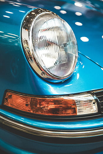 klasické auto, Historické auto, světlomet, Chrome Trim, modrý povrch, Klasický design, Přehlídka aut, automobilový nadšenec, lesklý povrch, retro, luxus