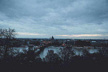 budapešť, soumrak, panoráma města, řeka Dunaj, Ikonické struktury, architektonická fotografie, pohled, městské krajiny, Evropské město, Maďarsko