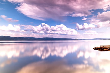 Srbsko, golubac, Dunaj, řeka, cestovat, nebe, Příroda, voda, mraky, odraz, krajina