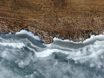 winter, frozen Lake, romania, snow, ice, cold, landscape, water, forest, clouds, mountains